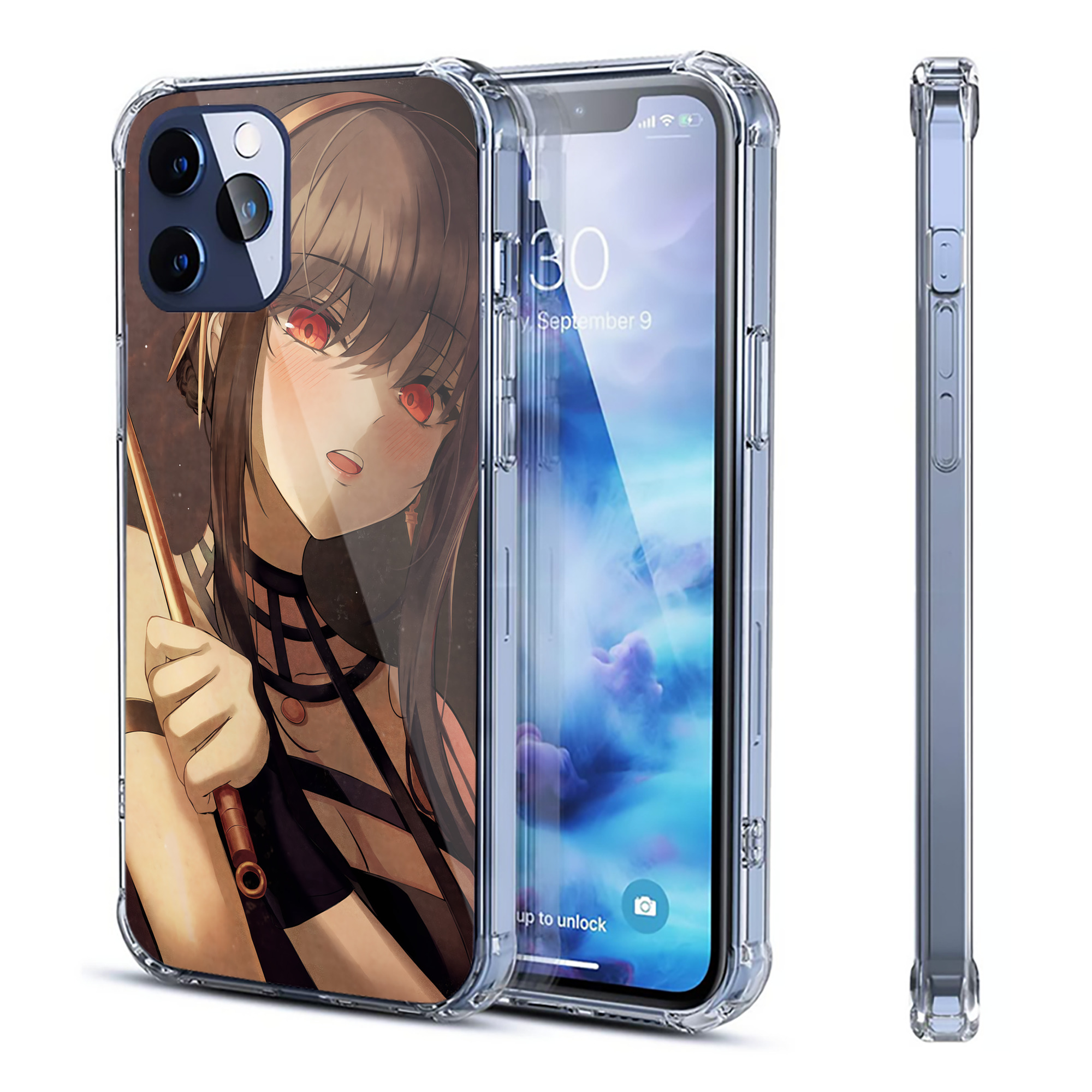 （画像用） SPY×FAMILY间谍家家酒 【iPhone 12シリーズ対応】透明スマホケース（クリアソフトケース）